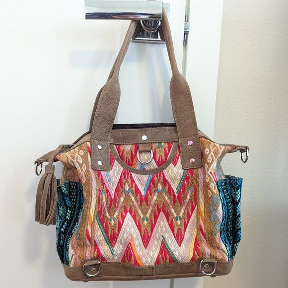 One of a Kind Maria's Artisan Shop Convertible Day Bag - Picture 2 of 2